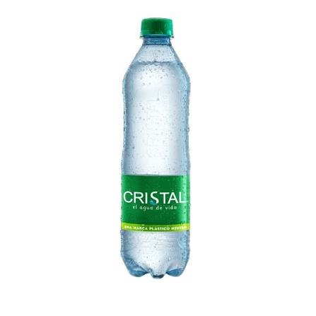 Agua Cristal con gas 600 ML